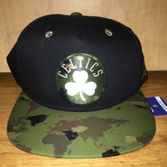 boston celtics camo hat